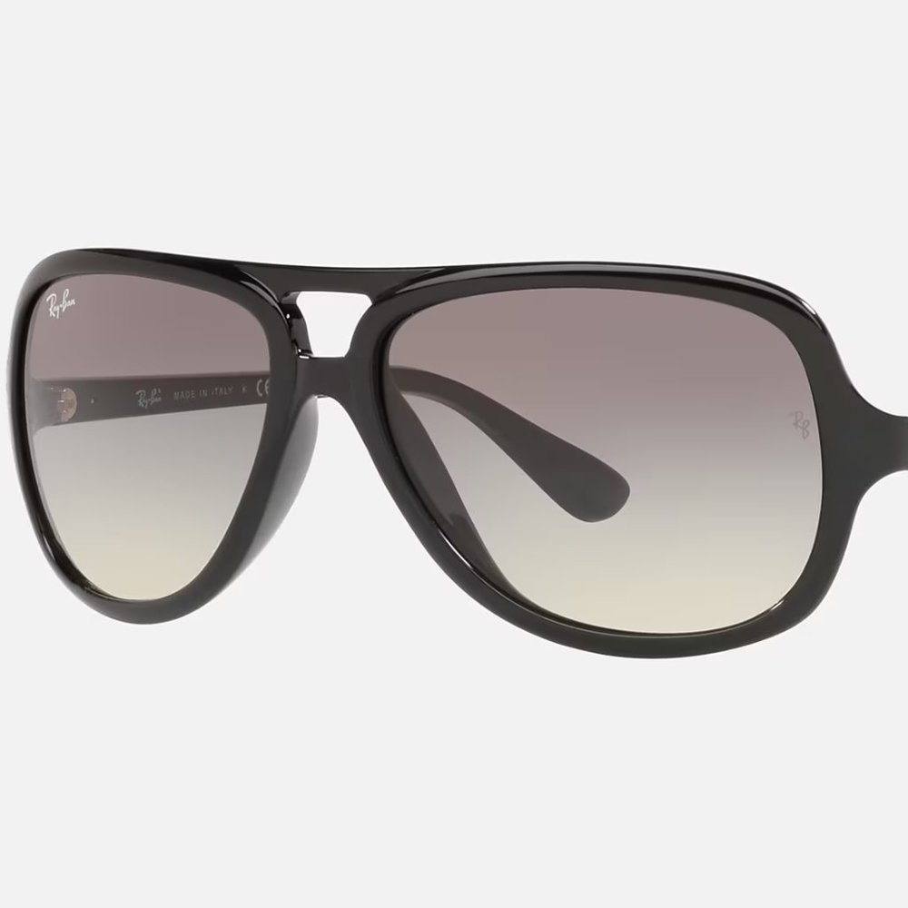 RAY BAN Aviator style Sunglasses - Black with grey lenses (RB 4162)